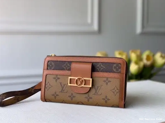 Aaa replica bags WALLET DAUPHINE VUITTON LOUIS 0617